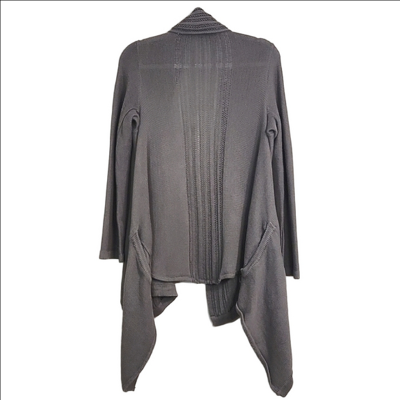 Goddis Grey Flowy Cardigan Sweater, Size M/L ~ GUC - Picture 3 of 8